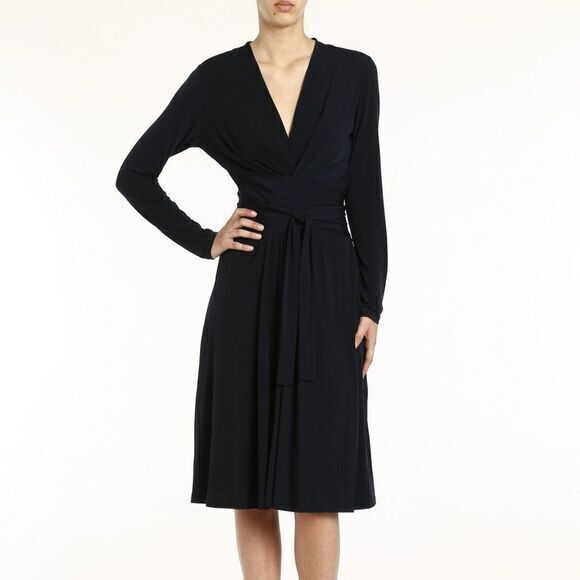 MICHAEL MICHAEL KORS Plunging-Neck‎ Tie-Waist Midi - Picture 1 of 10